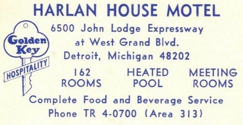 Harlan House Motel - Vintage Postcard (newer photo)